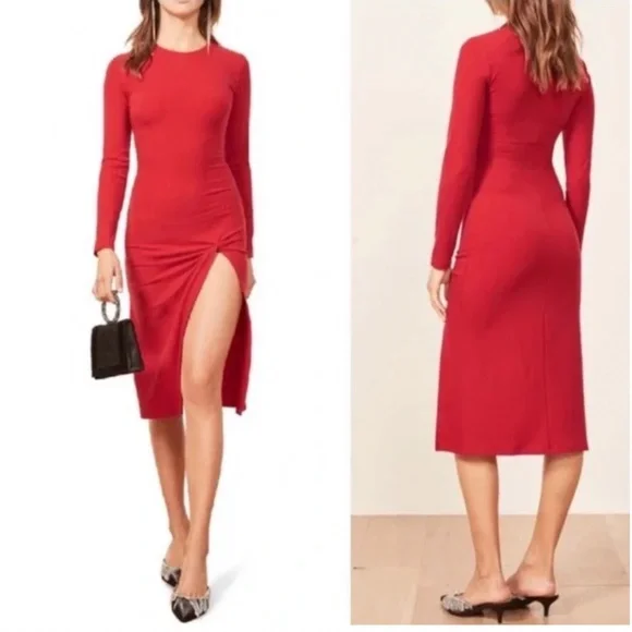 NWT Reformation Piazza Dress Size M - Picture 2 of 3